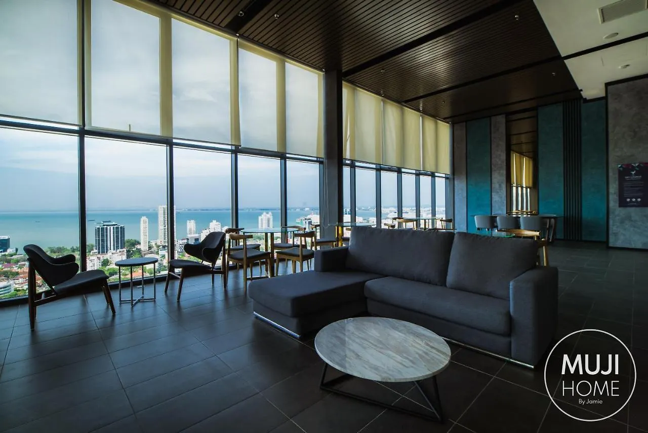 De Pastel Studio - Seaview At 218 Tropicana Near Komtar Food Heaven With Netflix & Tv Box George Town Apartment